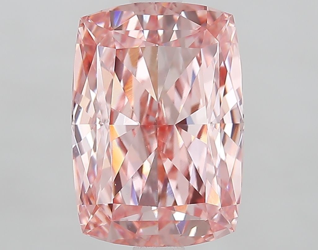 Loose Diamond - CUSHION MODIFIED 3.56ct Fancy Vivid Pink VVS2: Loose Diamond - CUSHION MODIFIED 3.56ct Fancy Vivid Pink VVS2 Source: This is a real non-mined Diamond that has been grown in a lab Shape: CUSHION MODIFIED Carats: 3.56 Color: Fancy Vivid Pink Certifi