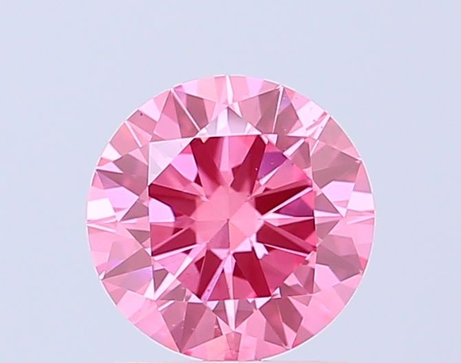 Loose Diamond - ROUND 1.5ct Fancy Vivid Pink VS2: Loose Diamond - ROUND 1.5ct Fancy Vivid Pink VS2 Source: This is a real non-mined Diamond that has been grown in a lab Shape: ROUND Carats: 1.5 Color: Fancy Vivid Pink Certification: IGI Video: