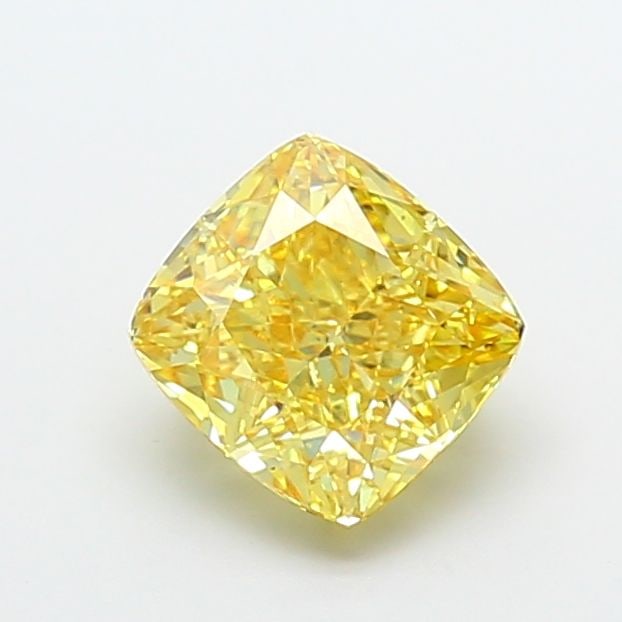 Loose Diamond - CUSHION MODIFIED 3.0ct Fancy Intense Yellow VS1: Loose Diamond - CUSHION MODIFIED 3.0ct Fancy Intense Yellow VS1 Source: This is a real non-mined Diamond that has been grown in a lab Shape: CUSHION MODIFIED Carats: 3.0 Color: Fancy Intense Yellow Ce