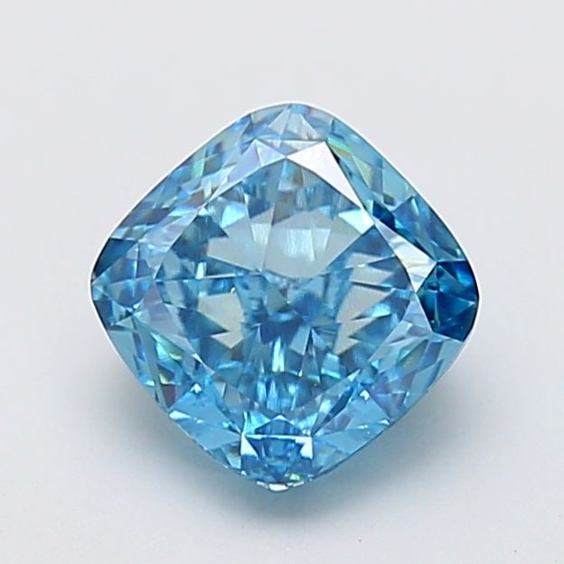Loose Diamond - CUSHION MODIFIED 3.03ct Fancy Vivid Blue VVS2: Loose Diamond - CUSHION MODIFIED 3.03ct Fancy Vivid Blue VVS2 Source: This is a real non-mined Diamond that has been grown in a lab Shape: CUSHION MODIFIED Carats: 3.03 Color: Fancy Vivid Blue Certifi