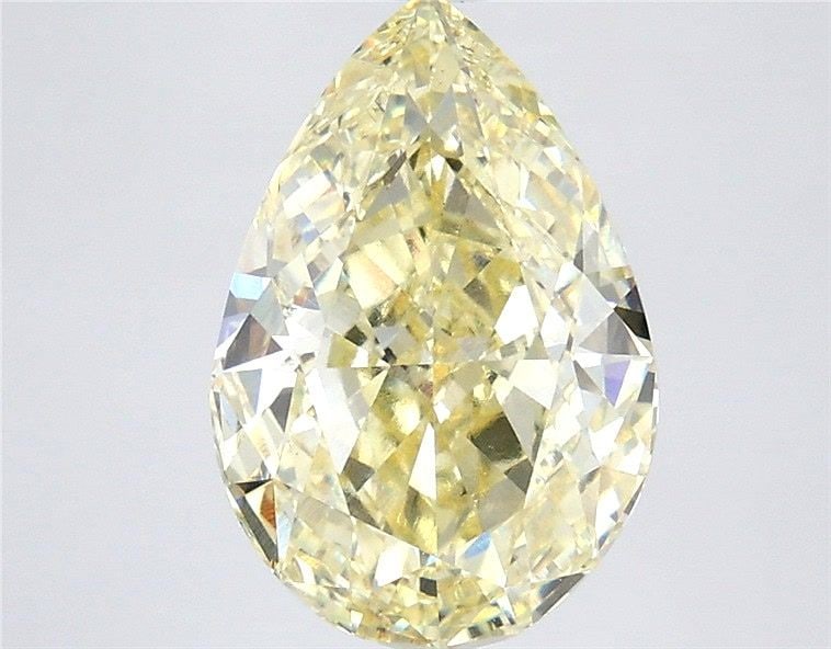 Loose Diamond - PEAR 4.08ct Fancy Yellow VVS2: Loose Diamond - PEAR 4.08ct Fancy Yellow VVS2 Source: This is a real non-mined Diamond that has been grown in a lab Shape: PEAR Carats: 4.08 Color: Fancy Yellow Certification: IGI Video: