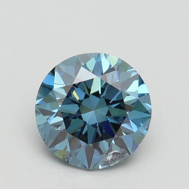 Loose Diamond - ROUND 1.0ct Fancy Vivid Blue SI2: Loose Diamond - ROUND 1.0ct Fancy Vivid Blue SI2 Source: This is a real non-mined Diamond that has been grown in a lab Shape: ROUND Carats: 1.0 Color: Fancy Vivid Blue Certification: IGI Video: