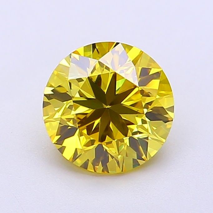 Loose Diamond - ROUND 1.51ct Fancy Vivid Yellow VVS1: Loose Diamond - ROUND 1.51ct Fancy Vivid Yellow VVS1 Source: This is a real non-mined Diamond that has been grown in a lab Shape: ROUND Carats: 1.51 Color: Fancy Vivid Yellow Certification: IGI Video: