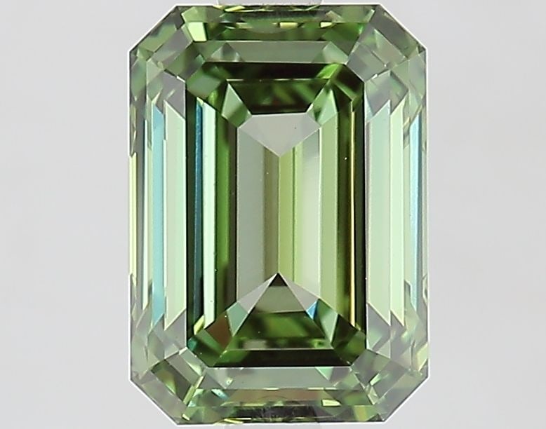 Loose Diamond - EMERALD 2.4ct Fancy Vivid Green VVS2: Loose Diamond - EMERALD 2.4ct Fancy Vivid Green VVS2 Source: This is a real non-mined Diamond that has been grown in a lab Shape: EMERALD Carats: 2.4 Color: Fancy Vivid Green Certification: IGI Video: