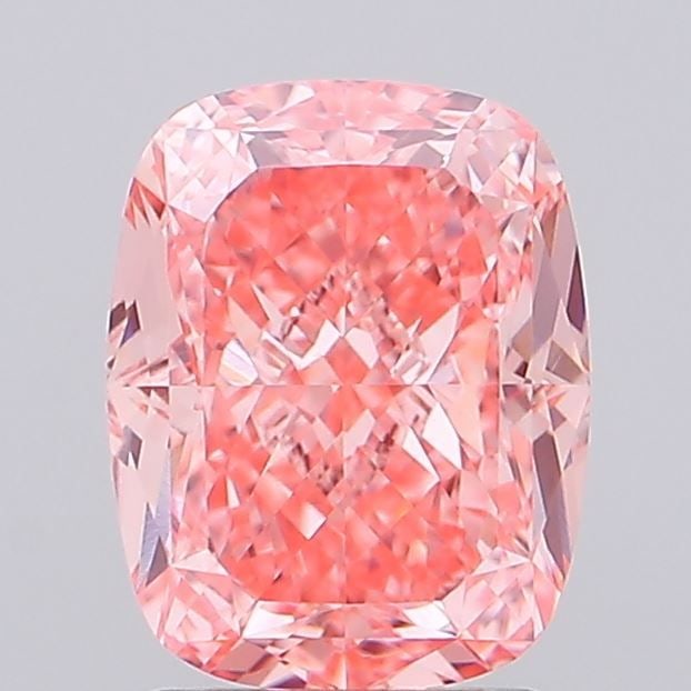 Loose Diamond - CUSHION MODIFIED 2.54ct Fancy Vivid Pink VVS2: Loose Diamond - CUSHION MODIFIED 2.54ct Fancy Vivid Pink VVS2 Source: This is a real non-mined Diamond that has been grown in a lab Shape: CUSHION MODIFIED Carats: 2.54 Color: Fancy Vivid Pink Certifi