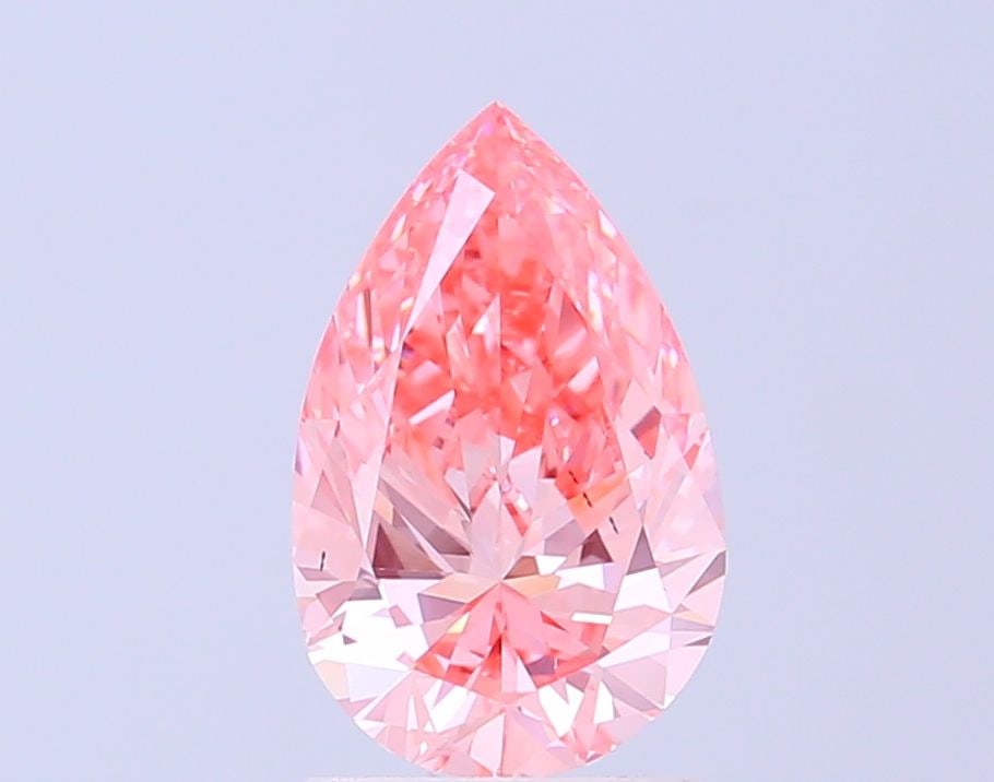 Loose Diamond - PEAR 2.0ct Fancy Vivid Pink VS1: Loose Diamond - PEAR 2.0ct Fancy Vivid Pink VS1 Source: This is a real non-mined Diamond that has been grown in a lab Shape: PEAR Carats: 2.0 Color: Fancy Vivid Pink Certification: IGI Video: