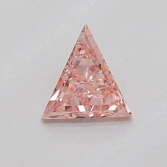 Loose Diamond - TRIANGULAR 0.17ct Fancy Intense Pink VS1: Loose Diamond - TRIANGULAR 0.17ct Fancy Intense Pink VS1 Source: This is a real non-mined Diamond that has been grown in a lab Shape: TRIANGULAR Carats: 0.17 Color: Fancy Intense Pink Certification: I