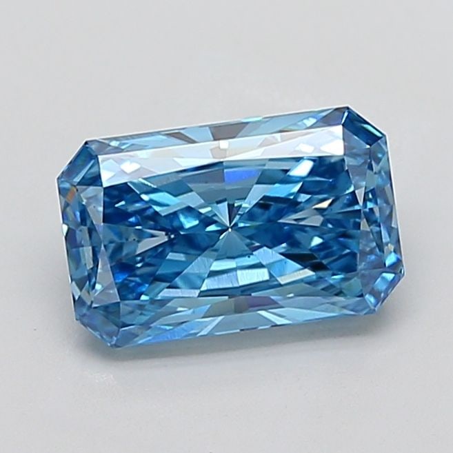 Loose Diamond - RADIANT 3.1ct Fancy Vivid Blue VS1: Loose Diamond - RADIANT 3.1ct Fancy Vivid Blue VS1 Source: This is a real non-mined Diamond that has been grown in a lab Shape: RADIANT Carats: 3.1 Color: Fancy Vivid Blue Certification: IGI The Diamo