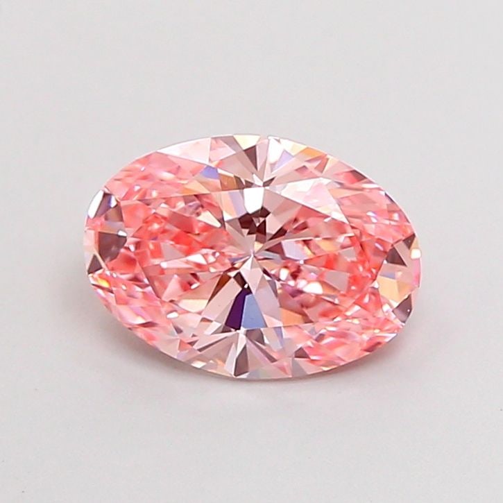 Loose Diamond - OVAL 1.53ct Fancy Vivid Pink VS1: Loose Diamond - OVAL 1.53ct Fancy Vivid Pink VS1 Source: This is a real non-mined Diamond that has been grown in a lab Shape: OVAL Carats: 1.53 Color: Fancy Vivid Pink Certification: IGI Video: