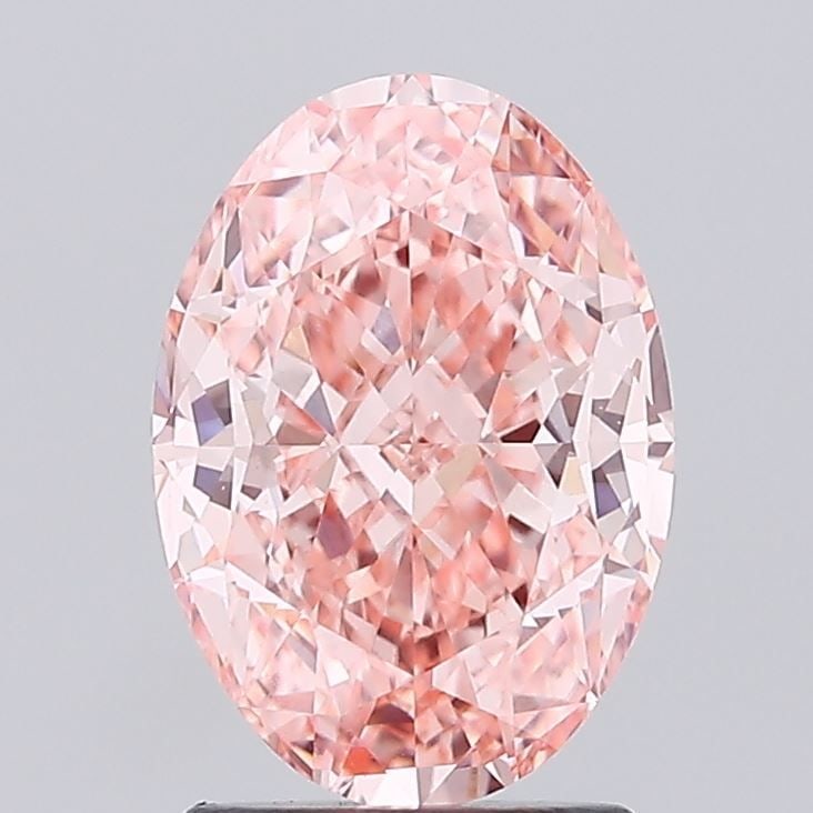 Loose Diamond - OVAL 2.08ct Fancy Vivid Pink VS2: Loose Diamond - OVAL 2.08ct Fancy Vivid Pink VS2 Source: This is a real non-mined Diamond that has been grown in a lab Shape: OVAL Carats: 2.08 Color: Fancy Vivid Pink Certification: IGI Video: