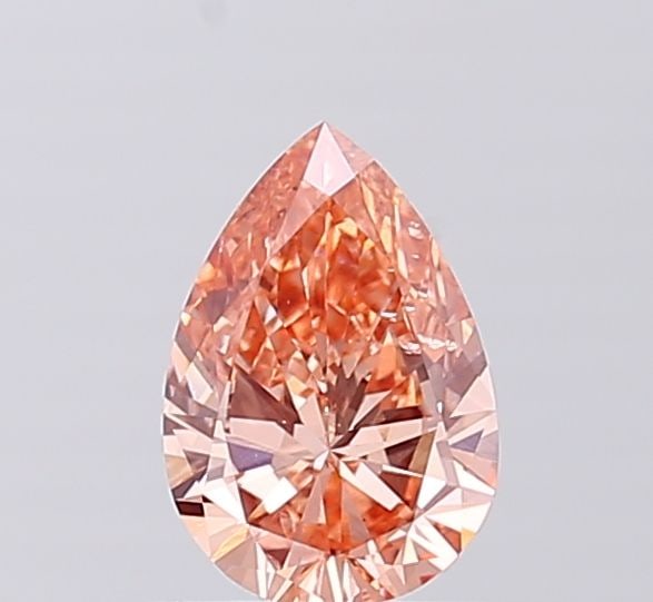 Loose Diamond - PEAR 0.7ct Fancy Pinkish Brown SI2: Loose Diamond - PEAR 0.7ct Fancy Pinkish Brown SI2 Source: This is a real non-mined Diamond that has been grown in a lab Shape: PEAR Carats: 0.7 Color: Fancy Pinkish Brown Certification: IGI Video: