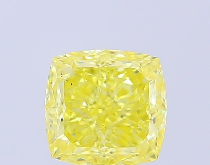 Loose Diamond - CUSHION MODIFIED 1.06ct Fancy Vivid Yellow VS2: Loose Diamond - CUSHION MODIFIED 1.06ct Fancy Vivid Yellow VS2 Source: This is a real non-mined Diamond that has been grown in a lab Shape: CUSHION MODIFIED Carats: 1.06 Color: Fancy Vivid Yellow Cert