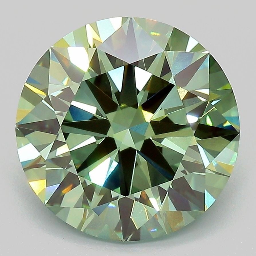 Ideal Loose Diamond - ROUND 5.0ct Fancy Vivid Green VVS2: Ideal Loose Diamond - ROUND 5.0ct Fancy Vivid Green VVS2 Source: This is a real non-mined Diamond that has been grown in a lab Shape: ROUND Carats: 5.0 Color: Fancy Vivid Green Certification: IGI Vide