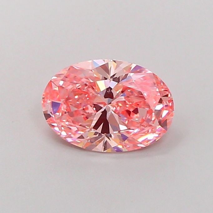 Loose Diamond - OVAL 1.54ct Fancy Vivid Pink VS1: Loose Diamond - OVAL 1.54ct Fancy Vivid Pink VS1 Source: This is a real non-mined Diamond that has been grown in a lab Shape: OVAL Carats: 1.54 Color: Fancy Vivid Pink Certification: IGI Video:
