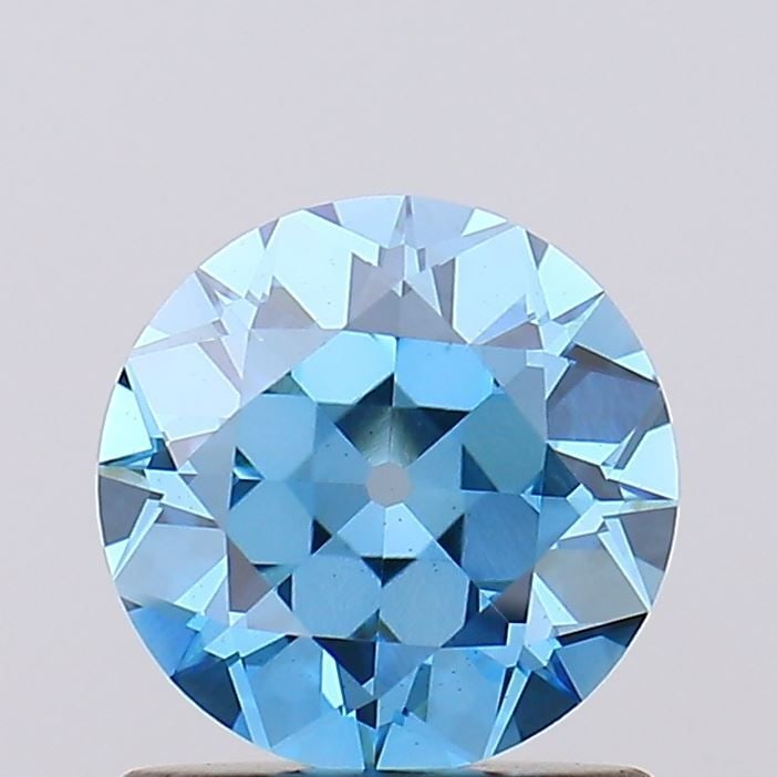 Loose Diamond - EUROPEAN CUT 1.06ct Fancy Vivid Blue VS1: Loose Diamond - EUROPEAN CUT 1.06ct Fancy Vivid Blue VS1 Source: This is a real non-mined Diamond that has been grown in a lab Shape: EUROPEAN CUT Carats: 1.06 Color: Fancy Vivid Blue Certification: N