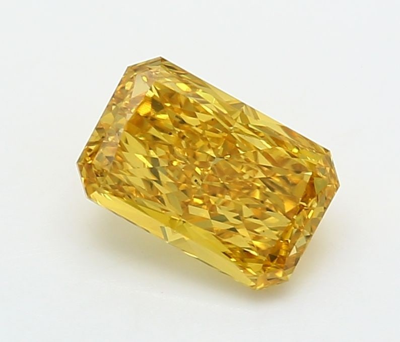 Loose Diamond - RADIANT 2.08ct Fancy Vivid Yellow VS1: Loose Diamond - RADIANT 2.08ct Fancy Vivid Yellow VS1 Source: This is a real non-mined Diamond that has been grown in a lab Shape: RADIANT Carats: 2.08 Color: Fancy Vivid Yellow Certification: IGI Vid