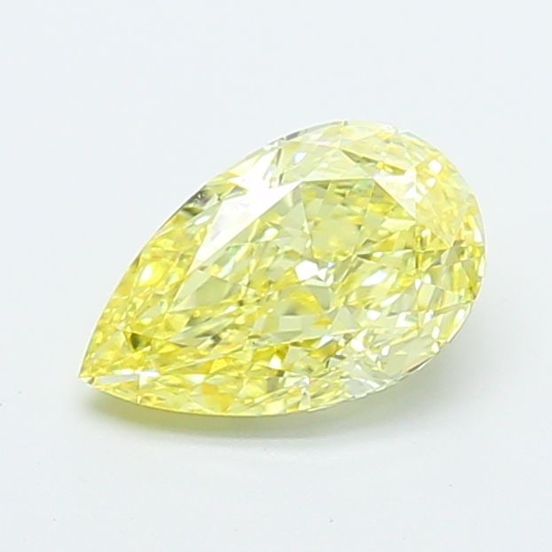 Loose Diamond - PEAR 1.28ct Fancy Yellow VS1: Loose Diamond - PEAR 1.28ct Fancy Yellow VS1 Source: This is a real non-mined Diamond that has been grown in a lab Shape: PEAR Carats: 1.28 Color: Fancy Yellow Certification: IGI Video: