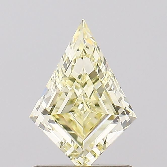Loose Diamond - KITE 1.01ct Fancy Light Yellow VS1: Loose Diamond - KITE 1.01ct Fancy Light Yellow VS1 Source: This is a real non-mined Diamond that has been grown in a lab Shape: KITE Carats: 1.01 Color: Fancy Light Yellow Certification: IGI Video: