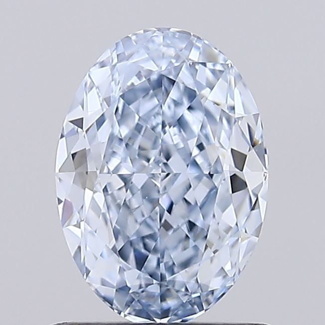Loose Diamond - OVAL 1.04ct Fancy Light Blue VVS2: Loose Diamond - OVAL 1.04ct Fancy Light Blue VVS2 Source: This is a real non-mined Diamond that has been grown in a lab Shape: OVAL Carats: 1.04 Color: Fancy Light Blue Certification: IGI Video: