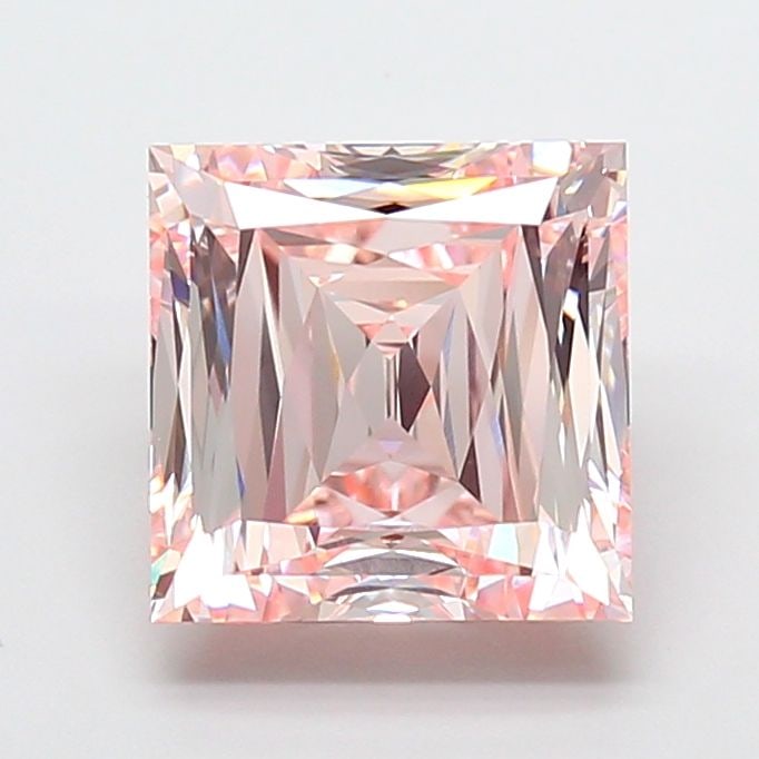 Loose Diamond - PRINCESS 5.01ct Fancy Intense Pink VVS2: Loose Diamond - PRINCESS 5.01ct Fancy Intense Pink VVS2 Source: This is a real non-mined Diamond that has been grown in a lab Shape: PRINCESS Carats: 5.01 Color: Fancy Intense Pink Certification: IGI 