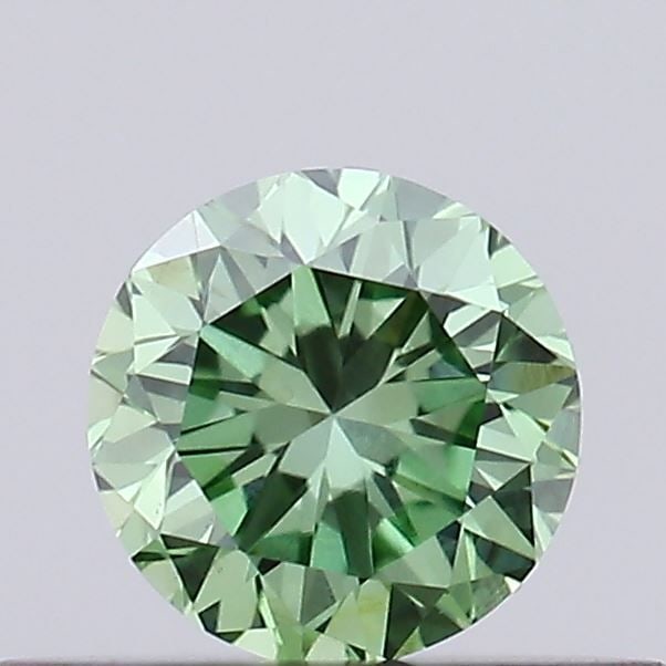 Loose Diamond - ROUND 0.26ct Fancy Vivid Green VS1: Loose Diamond - ROUND 0.26ct Fancy Vivid Green VS1 Source: This is a real non-mined Diamond that has been grown in a lab Shape: ROUND Carats: 0.26 Color: Fancy Vivid Green Certification: IGI Video: