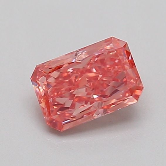Loose Diamond - RADIANT 0.66ct Fancy Vivid Pink VS1: Loose Diamond - RADIANT 0.66ct Fancy Vivid Pink VS1 Source: This is a real non-mined Diamond that has been grown in a lab Shape: RADIANT Carats: 0.66 Color: Fancy Vivid Pink Certification: IGI Video:
