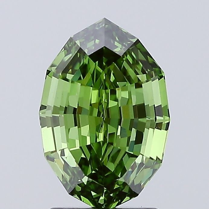 Loose Diamond - OTHER 1.95ct Fancy Vivid Green VS1: Loose Diamond - OTHER 1.95ct Fancy Vivid Green VS1 Source: This is a real non-mined Diamond that has been grown in a lab Shape: OTHER Carats: 1.95 Color: Fancy Vivid Green Certification: IGI Video: