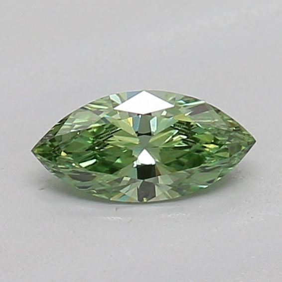 Loose Diamond - MARQUISE 0.17ct Fancy Vivid Green VS2: Loose Diamond - MARQUISE 0.17ct Fancy Vivid Green VS2 Source: This is a real non-mined Diamond that has been grown in a lab Shape: MARQUISE Carats: 0.17 Color: Fancy Vivid Green Certification: IGI Vid