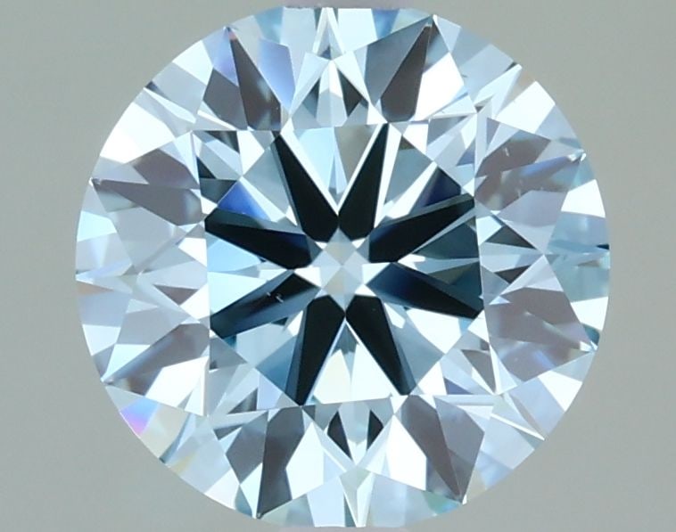 Loose Diamond - ROUND 1.71ct Fancy Greenish Blue VS1: Loose Diamond - ROUND 1.71ct Fancy Greenish Blue VS1 Source: This is a real non-mined Diamond that has been grown in a lab Shape: ROUND Carats: 1.71 Color: Fancy Greenish Blue Certification: IGI Video