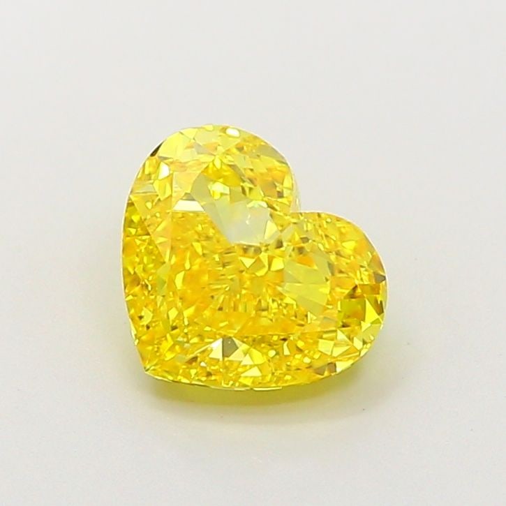 Loose Diamond - HEART 1.82ct Fancy Vivid Yellow VS1: Loose Diamond - HEART 1.82ct Fancy Vivid Yellow VS1 Source: This is a real non-mined Diamond that has been grown in a lab Shape: HEART Carats: 1.82 Color: Fancy Vivid Yellow Certification: IGI Video: