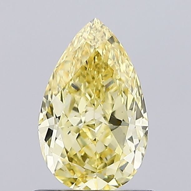 Loose Diamond - PEAR 1.02ct Fancy Intense Yellow VS1: Loose Diamond - PEAR 1.02ct Fancy Intense Yellow VS1 Source: This is a real non-mined Diamond that has been grown in a lab Shape: PEAR Carats: 1.02 Color: Fancy Intense Yellow Certification: IGI Video