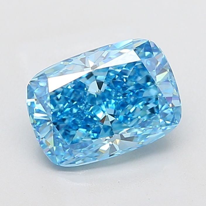 Loose Diamond - CUSHION MODIFIED 3.53ct Fancy Vivid Blue VS1: Loose Diamond - CUSHION MODIFIED 3.53ct Fancy Vivid Blue VS1 Source: This is a real non-mined Diamond that has been grown in a lab Shape: CUSHION MODIFIED Carats: 3.53 Color: Fancy Vivid Blue Certific