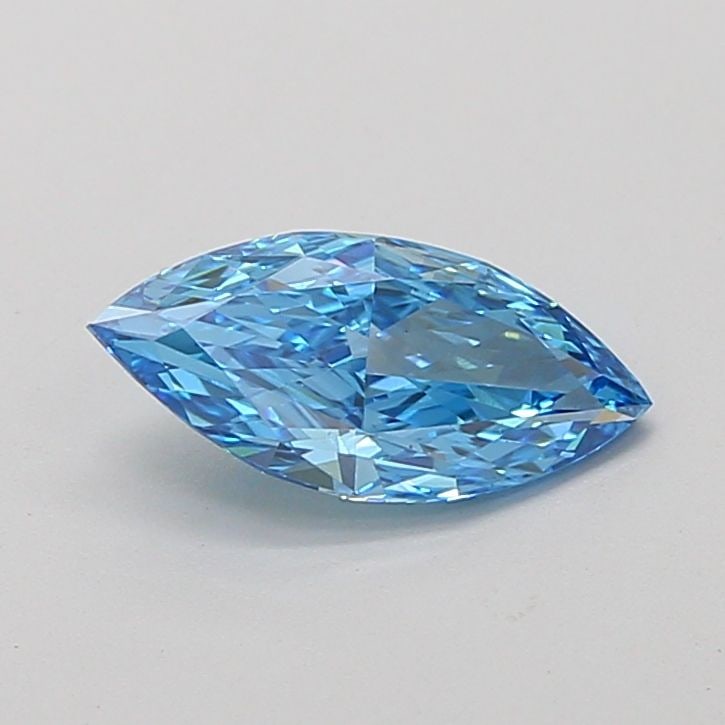 Loose Diamond - MARQUISE 1.05ct Fancy Vivid Blue VS1: Loose Diamond - MARQUISE 1.05ct Fancy Vivid Blue VS1 Source: This is a real non-mined Diamond that has been grown in a lab Shape: MARQUISE Carats: 1.05 Color: Fancy Vivid Blue Certification: IGI Video