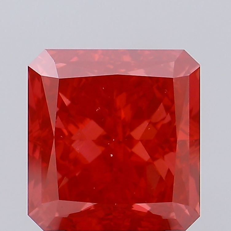 Loose Diamond - SQUARE RADIANT 6.0ct Fancy Vivid Red VS1: Loose Diamond - SQUARE RADIANT 6.0ct Fancy Vivid Red VS1 Source: This is a real non-mined Diamond that has been grown in a lab Shape: SQUARE RADIANT Carats: 6.0 Color: Fancy Vivid Red Certification: I