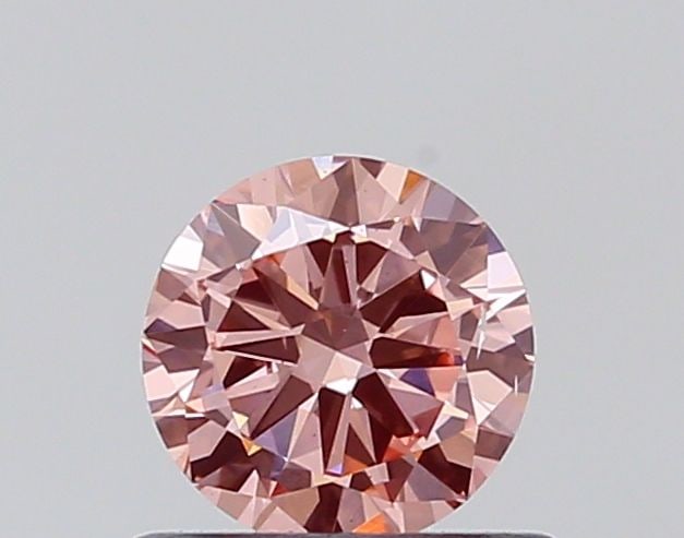 Loose Diamond - ROUND 0.5ct Fancy Vivid Pink SI1: Loose Diamond - ROUND 0.5ct Fancy Vivid Pink SI1 Source: This is a real non-mined Diamond that has been grown in a lab Shape: ROUND Carats: 0.5 Color: Fancy Vivid Pink Certification: NONE The Diamond 