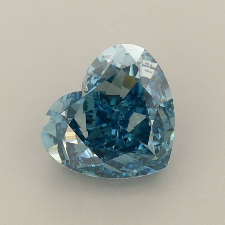 Loose Diamond - HEART 1.36ct Fancy Vivid Blue VS1: Loose Diamond - HEART 1.36ct Fancy Vivid Blue VS1 Source: This is a real non-mined Diamond that has been grown in a lab Shape: HEART Carats: 1.36 Color: Fancy Vivid Blue Certification: IGI Video: