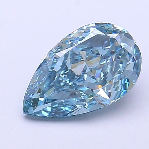 Loose Diamond - PEAR 1.57ct Fancy Vivid Blue VVS2: Loose Diamond - PEAR 1.57ct Fancy Vivid Blue VVS2 Source: This is a real non-mined Diamond that has been grown in a lab Shape: PEAR Carats: 1.57 Color: Fancy Vivid Blue Certification: IGI Video: