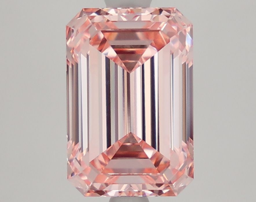Loose Diamond - EMERALD 3.31ct Fancy Intense Pink VVS2: Loose Diamond - EMERALD 3.31ct Fancy Intense Pink VVS2 Source: This is a real non-mined Diamond that has been grown in a lab Shape: EMERALD Carats: 3.31 Color: Fancy Intense Pink Certification: IGI Vi