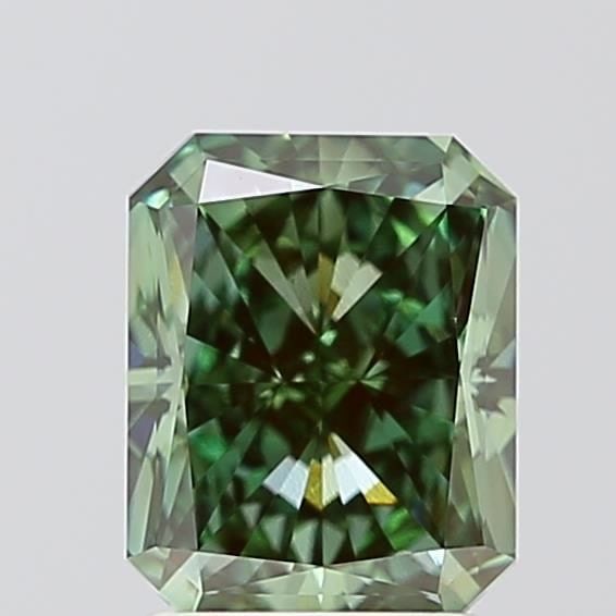 Loose Diamond - RADIANT 2.0ct Fancy Vivid Green VS1: Loose Diamond - RADIANT 2.0ct Fancy Vivid Green VS1 Source: This is a real non-mined Diamond that has been grown in a lab Shape: RADIANT Carats: 2.0 Color: Fancy Vivid Green Certification: IGI Video:
