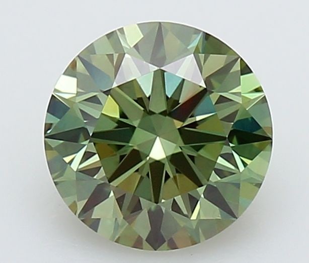 Ideal Loose Diamond - ROUND 0.97ct Fancy Vivid Green VS1: Ideal Loose Diamond - ROUND 0.97ct Fancy Vivid Green VS1 Source: This is a real non-mined Diamond that has been grown in a lab Shape: ROUND Carats: 0.97 Color: Fancy Vivid Green Certification: IGI Vid