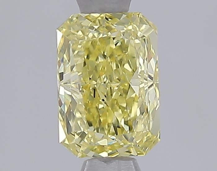 Loose Diamond - RADIANT 1.03ct Fancy Intense Yellow VS1: Loose Diamond - RADIANT 1.03ct Fancy Intense Yellow VS1 Source: This is a real non-mined Diamond that has been grown in a lab Shape: RADIANT Carats: 1.03 Color: Fancy Intense Yellow Certification: IGI