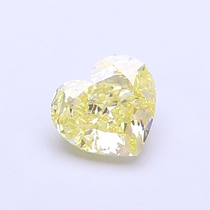 Loose Diamond - HEART 0.92ct Fancy Yellow VS1: Loose Diamond - HEART 0.92ct Fancy Yellow VS1 Source: This is a real non-mined Diamond that has been grown in a lab Shape: HEART Carats: 0.92 Color: Fancy Yellow Certification: IGI Video: