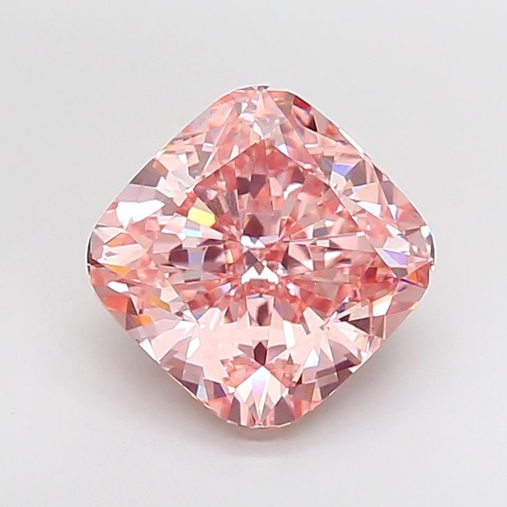 Loose Diamond - CUSHION MODIFIED 5.53ct Fancy Intense Pink VS1: Loose Diamond - CUSHION MODIFIED 5.53ct Fancy Intense Pink VS1 Source: This is a real non-mined Diamond that has been grown in a lab Shape: CUSHION MODIFIED Carats: 5.53 Color: Fancy Intense Pink Cert