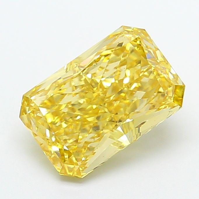 Loose Diamond - RADIANT 4.08ct Fancy Intense Yellow VS2: Loose Diamond - RADIANT 4.08ct Fancy Intense Yellow VS2 Source: This is a real non-mined Diamond that has been grown in a lab Shape: RADIANT Carats: 4.08 Color: Fancy Intense Yellow Certification: IGI