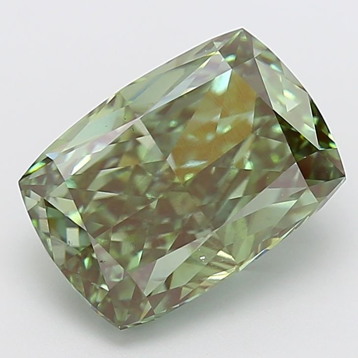 Loose Diamond - CUSHION MODIFIED 7.07ct Fancy Vivid Green VS2: Loose Diamond - CUSHION MODIFIED 7.07ct Fancy Vivid Green VS2 Source: This is a real non-mined Diamond that has been grown in a lab Shape: CUSHION MODIFIED Carats: 7.07 Color: Fancy Vivid Green Certif