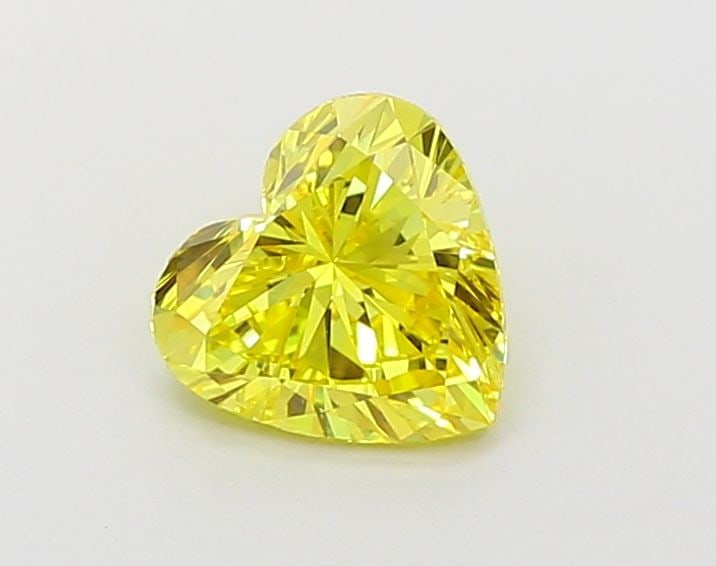 Loose Diamond - HEART 1.05ct Fancy Vivid Yellow VS1: Loose Diamond - HEART 1.05ct Fancy Vivid Yellow VS1 Source: This is a real non-mined Diamond that has been grown in a lab Shape: HEART Carats: 1.05 Color: Fancy Vivid Yellow Certification: IGI Video: