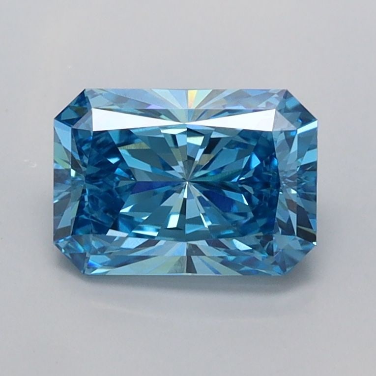 Loose Diamond - RADIANT 1.16ct Fancy Vivid Blue VVS2: Loose Diamond - RADIANT 1.16ct Fancy Vivid Blue VVS2 Source: This is a real non-mined Diamond that has been grown in a lab Shape: RADIANT Carats: 1.16 Color: Fancy Vivid Blue Certification: IGI Video: