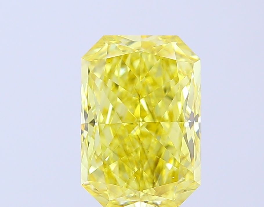 Loose Diamond - RADIANT 3.77ct Fancy Intense Yellow VS2: Loose Diamond - RADIANT 3.77ct Fancy Intense Yellow VS2 Source: This is a real non-mined Diamond that has been grown in a lab Shape: RADIANT Carats: 3.77 Color: Fancy Intense Yellow Certification: IGI