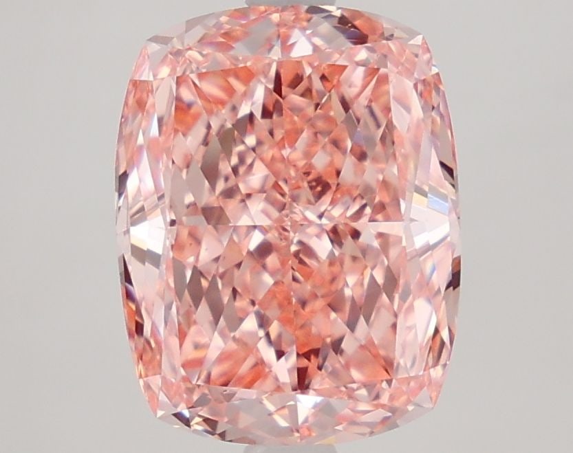 Loose Diamond - CUSHION MODIFIED 3.33ct Fancy Vivid Pink VS1: Loose Diamond - CUSHION MODIFIED 3.33ct Fancy Vivid Pink VS1 Source: This is a real non-mined Diamond that has been grown in a lab Shape: CUSHION MODIFIED Carats: 3.33 Color: Fancy Vivid Pink Certific