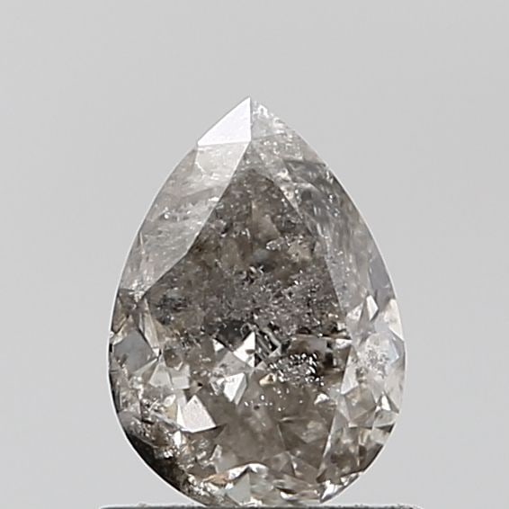 Loose Diamond - PEAR 0.74ct Salt and Pepper I3: Loose Diamond - PEAR 0.74ct Salt and Pepper I3 Source: This is a real non-mined Diamond that has been grown in a lab Shape: PEAR Carats: 0.74 Color: Salt and Pepper Certification: NONE Video: